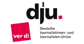 Logo Deutsche Journalistinnen- und Journalisten-Union